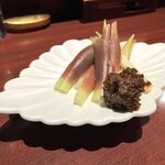 一三屋 - みょうが（黒豚味噌で!!）（450円）