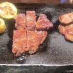 リュクス　タジマヤ - 左がヒレ、右がロース芯