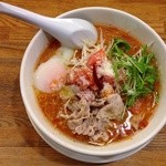 尾張開化亭 - トマトラーメン850円