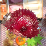 吉野本葛 天極堂 - 葛もち ブルーベリー 試食品 '13 11月上旬