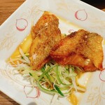 桃菜 - 白身魚の唐揚げ　油淋ソース