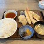 Kaisen Kushi Tempura Nakano Ya Higashi Naka Noten - 天ぷら定食('24/04/05)