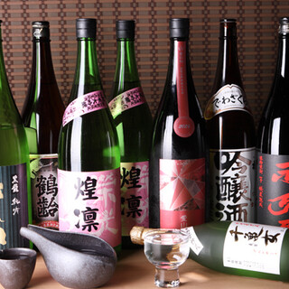 燒酒和日本酒愛好者必看的品種齊全。保管酒瓶也很輕松