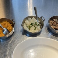 レストラン アルティザン（restaurant Artisan） - アミューズ：にんじん、たまねぎ、れんこん