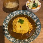 Wain To Kushiage Pikoretta - スープとサラダの3点セット