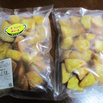 Nagoya Oimo Jo Hon Ten - 此次购买的冷冻大学芋家庭装（使用海外产的薩摩芋）水晶切块 400克×2包 1,000日元（含税）。