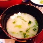 加賀屋 - 青海苔の味噌汁