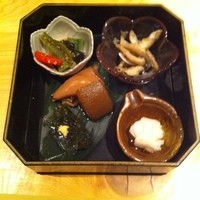 魚匠 基  大門町 - 彩御膳の前菜。