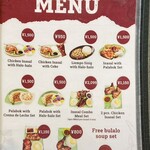 BELLA'S TINDAHAN - メニュー