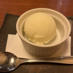 銀平 - デザートのゆずシャーベット