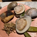 Shunzen Wada - 桑名と九十九里産の食べ比べ！