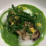 OSTERIA OLIERA - 広島カキほうれん草のソースと岡ひじき