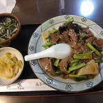 桃林 - ご飯少なめだが可能なら大盛りで食べたい