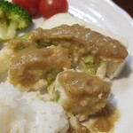 キッチン ブルー グローブ - 豆入りテリーヌは好みである