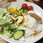 キッチン ブルー グローブ - 最後のワンプレート