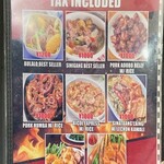 BELLA'S TINDAHAN - メニュー