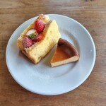 Kuo-Kupurasu Gurunie - いちごシフォンケーキ、ベイクドチーズケーキ