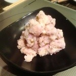 牛蔵 - しば漬けポテトサラダ、ぽりっとした食感、気に入った