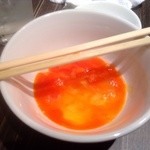 牛蔵 - 生卵、いい色合いだ