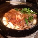 牛蔵 - 野菜を入れてすき焼き