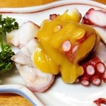 烏江亭 - たこ酢味噌。