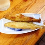 烏江亭 - 本ワカサギの南蛮漬け。