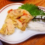 烏江亭 - 国内産あん肝。