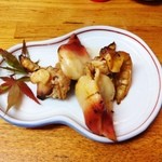 烏江亭 - 北寄貝の一夜干し。