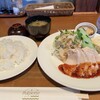 ポルペッテ - 日替りランチ(蒸し鶏BBQｿｰｽ､揚げ出し豆腐) ¥700 ⁉︎