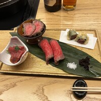 すき焼き 牛しゃぶ 松重 - 