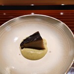 鮨 在 - 蒸しあわび 肝のソース