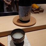 鮨 在 - にごり酒（ぷくぷく醸造）