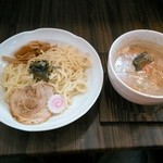 麺社さるいち - つけ麺（並盛り）750円