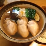 石臼挽き手打 蕎楽亭 - 牡蠣そば