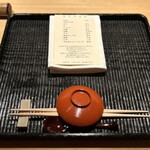 橦木町 しみず - セッティング