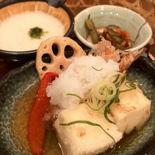 ご飯ととろろ とろ麦_1