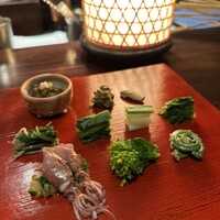 たでの葉 - 山菜盛り合わせ