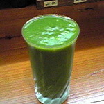 飲むサラダ　自家製グリーンスムージー