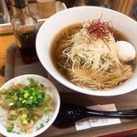 旬采 新舟 - 淡坦麺〜ザーサイご飯付き〜+味玉