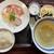 過橋米線 - 料理写真:この丼にスープ入れてくるなら、向こうで調理してもらった方が嬉しい(家内の一人言)