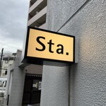 Sta. - お店看板