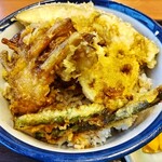Tendon Tenya - 野菜天丼￥590