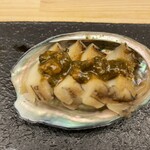 鮨処 凜 - 韓国鮑肝正油、普通に美味しい