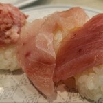 はま寿司 - 料理写真:まぐろ三種盛り