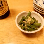まいもんや かっぱ - 2024年４月　インゲン豆の和え物