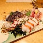 まいもんや かっぱ - 2024年４月　刺身盛り合わせハーフ