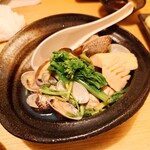 まいもんや かっぱ - 2024年４月　あさりの酒蒸し