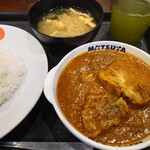 松屋 - 【期間限定】マレーシア風牛肉煮込み～ルンダン　お肉ダブル