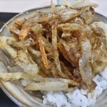 ゆで太郎 もつ次郎 - 野菜かき揚げごはん