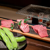 西麻布 肉粋やまもと - イチボ、タン、ランプ